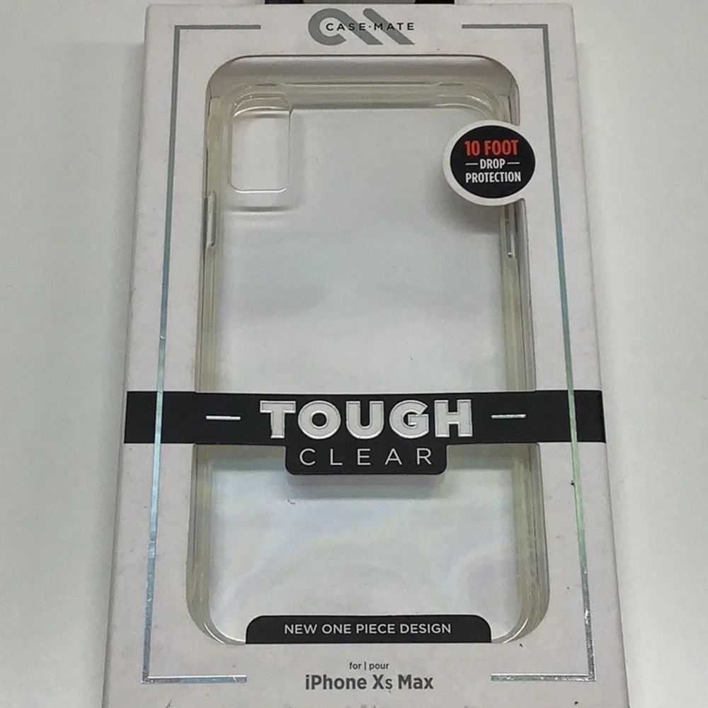 Case Mate Tough Clear For IPhone Xs Max. New In Box.